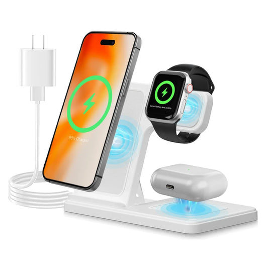 Foldable 3-in-1 Wireless Charger